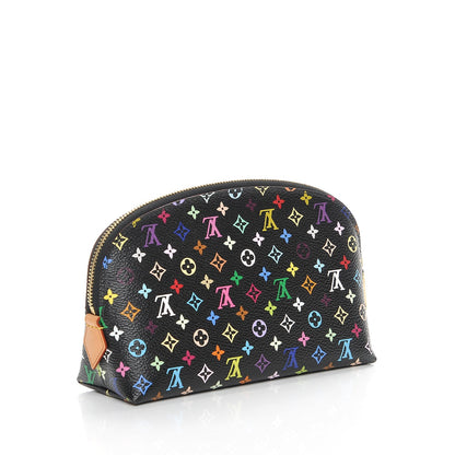 Louis Vuitton Monogram Multicolor Cosmetic Pouch Black Grenade 3 of 7