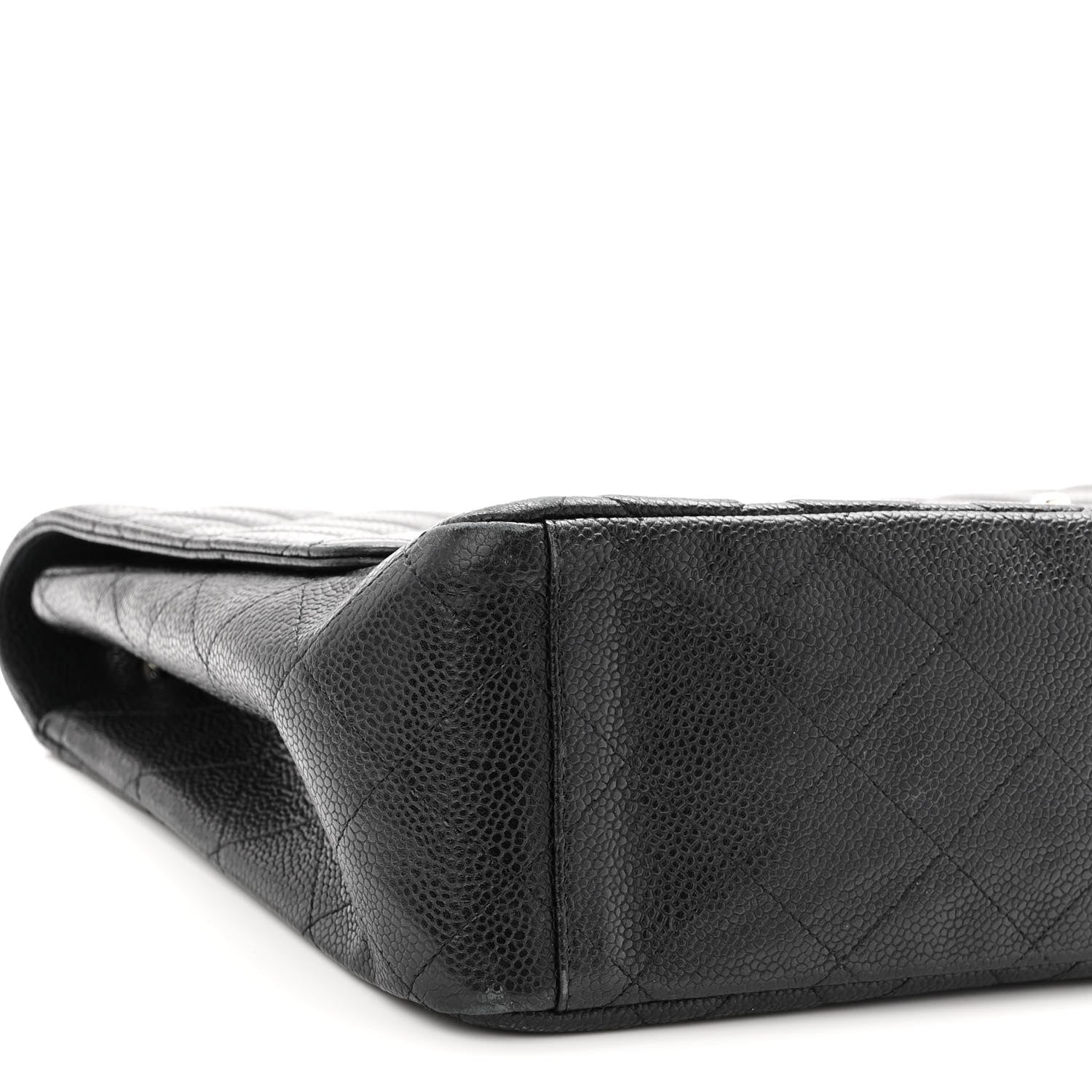 Chanel Caviar Quilted Maxi Single Flap Black 9 of 10