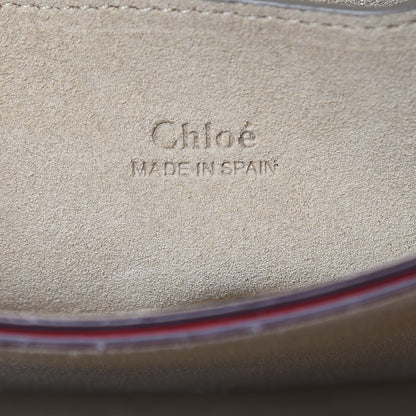 Chloe Suede Calfskin Small Faye Shoulder Bag Sepia Red 6 of 11