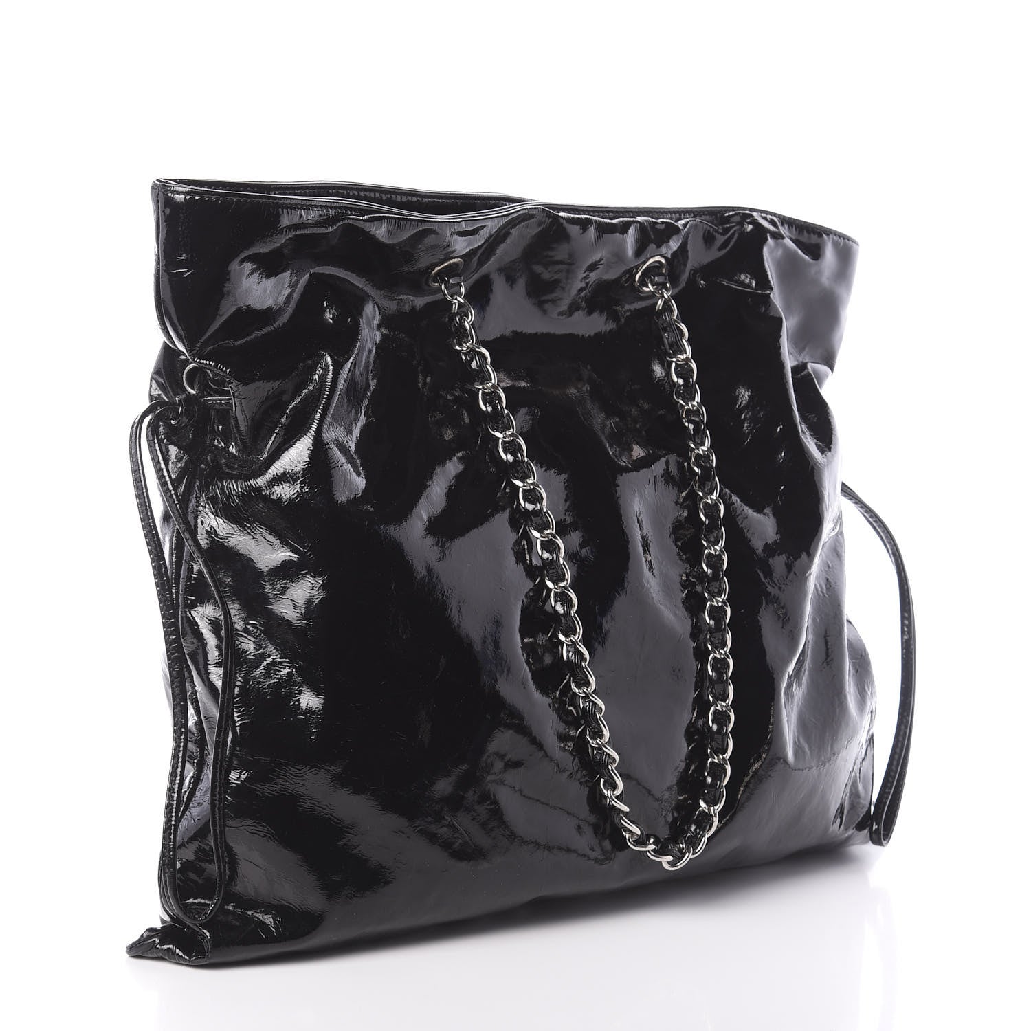 Chanel Patent Bonbons Shopper Tote Black 3 of 11
