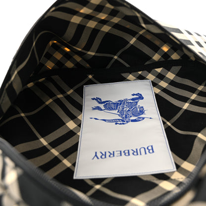 Burberry Canvas Check Essential Belt Bag Black Calico 5 of 9
