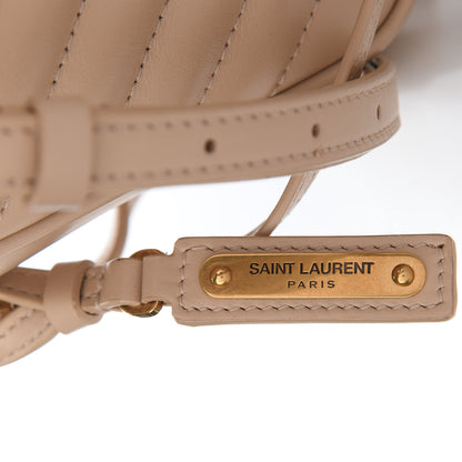 Saint Laurent Calfskin Matelasse Monogram Lou Camera Bag Dark Latte 11 of 11