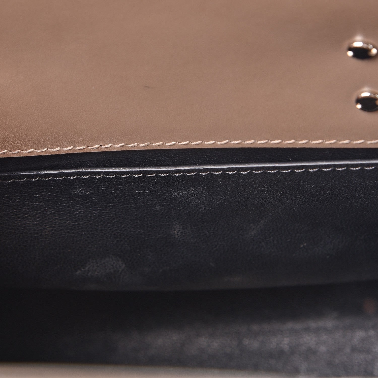 Givenchy Smooth Calfskin Small Horizon Satchel Taupe Grey 8 of 13