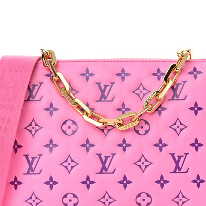 Louis Vuitton Lambskin Embossed Monogram Vuittamins Coussin PM Rose Violet 7 of 9