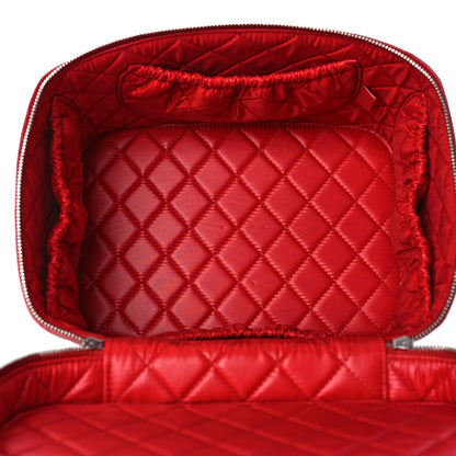 Chanel Lambskin Quilted Large Vanity Pouch Red 4 of 8