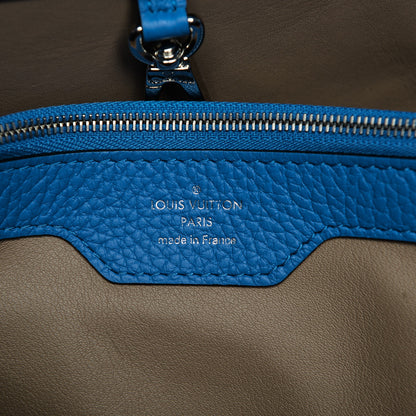 Louis Vuitton Taurillon Capucines MM Electric Blue 6 of 6