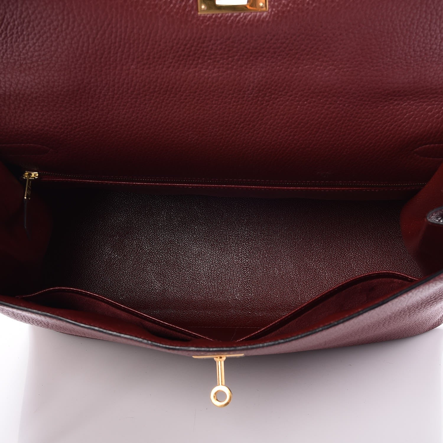 Hermes Fjord Kelly Sellier 35 Rouge H 10 of 36
