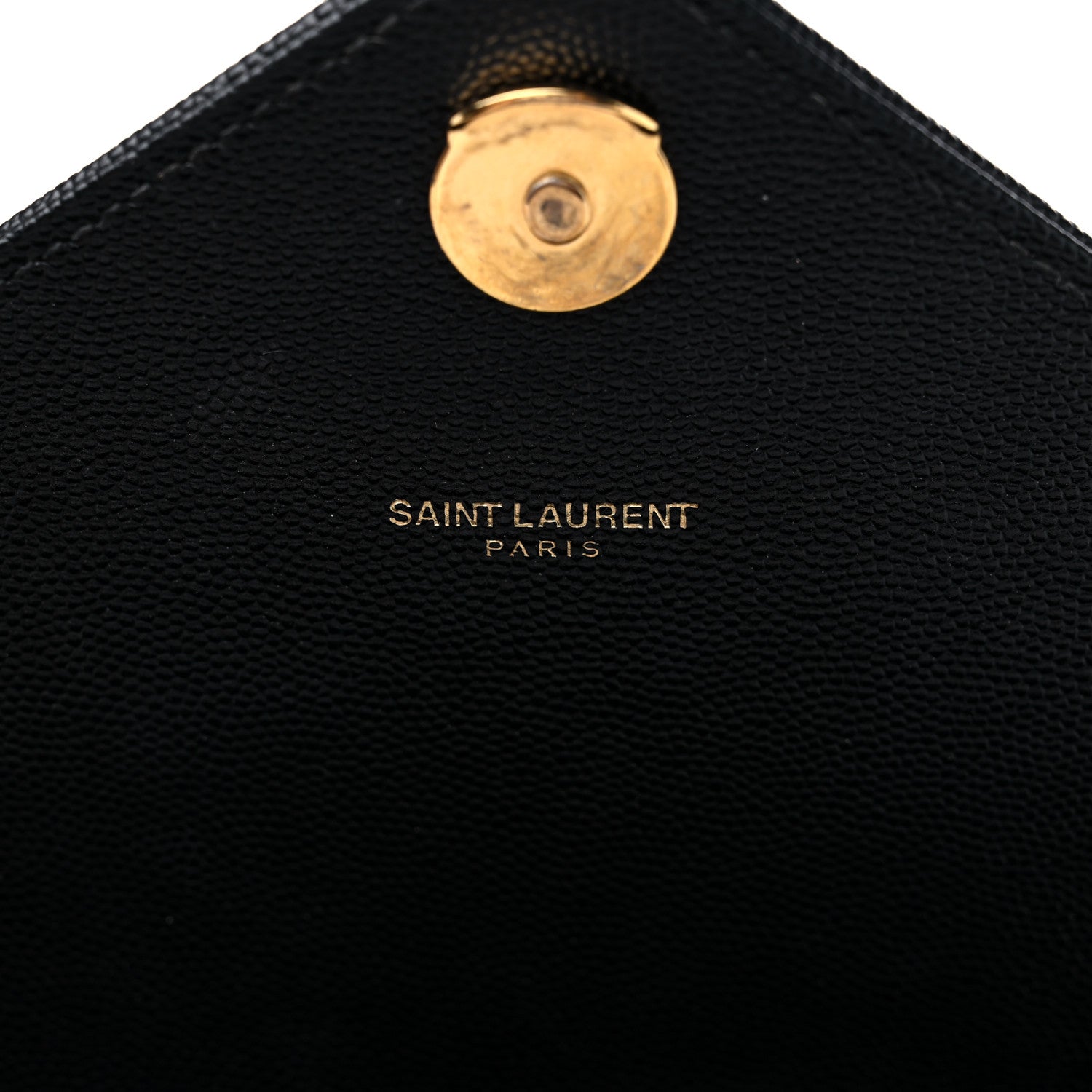 Saint Laurent Grain De Poudre Matelasse Chevron Large Monogram Satchel Black 6 of 11