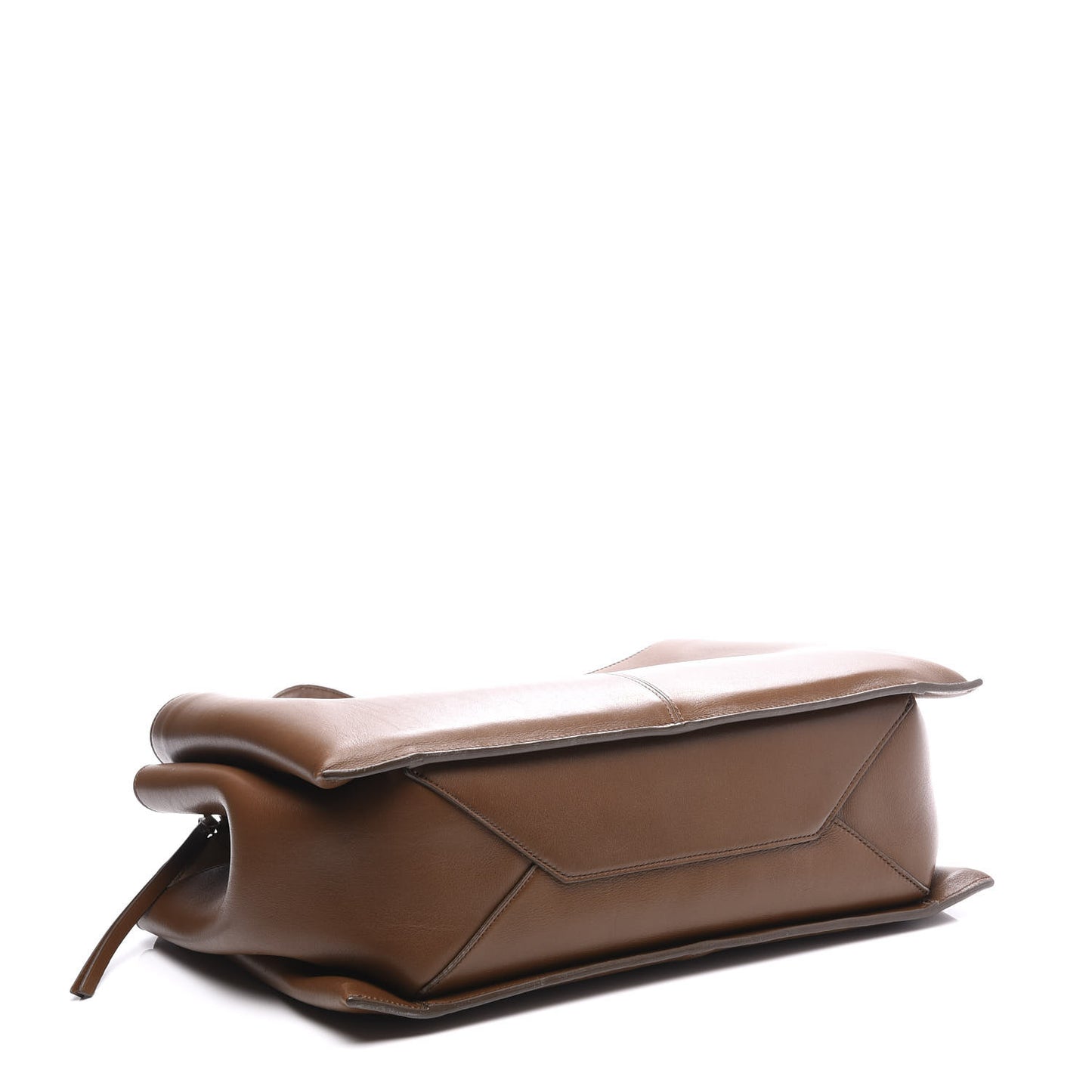 Smooth Calfskin Medium Tri-Fold Bag Havana