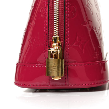 Louis Vuitton Vernis Alma BB Rose Indien 8 of 11