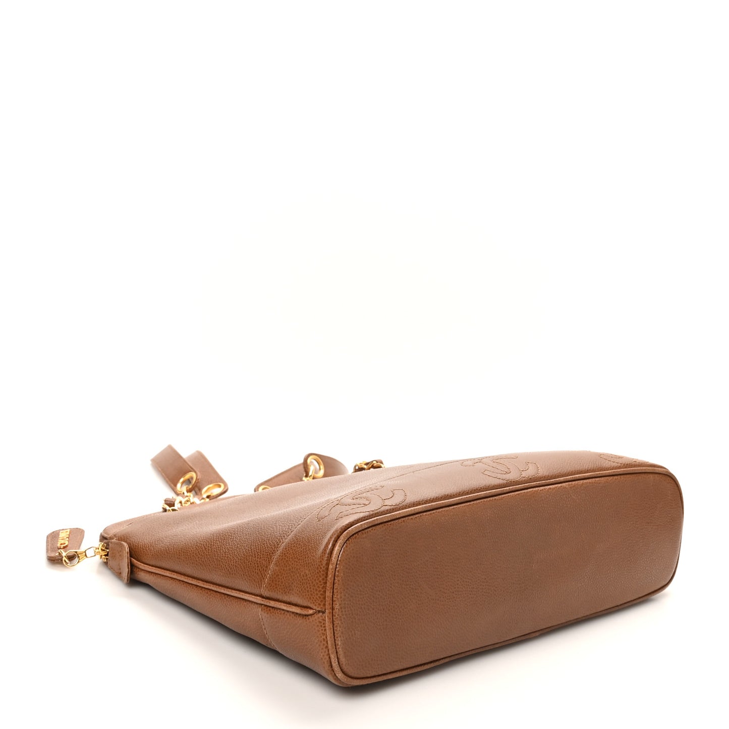 Caviar CC Shoulder Bag Brown