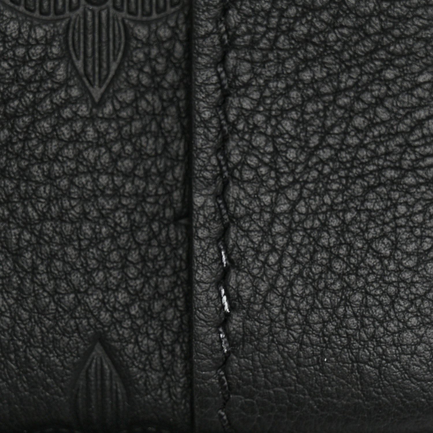 Louis Vuitton Calfskin Shadow Monogram Keepall Bandouliere 50 Black 9 of 9
