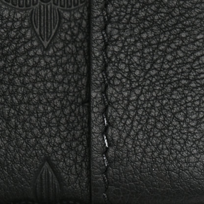 Louis Vuitton Calfskin Shadow Monogram Keepall Bandouliere 50 Black 9 of 9