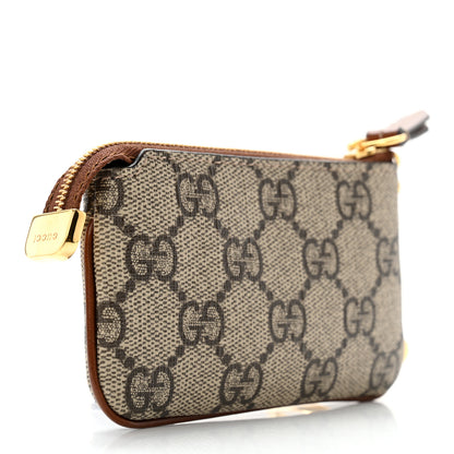 Gucci GG Supreme Monogram Key Case Brown 3 of 10