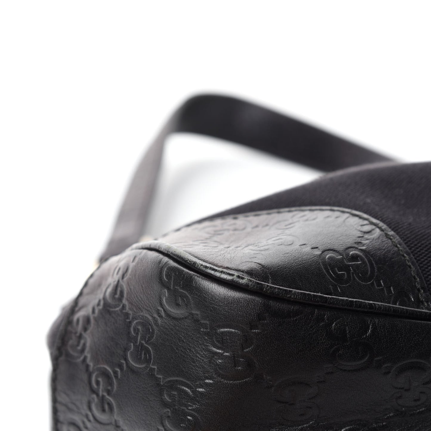 Canvas Guccissima Hobo Black