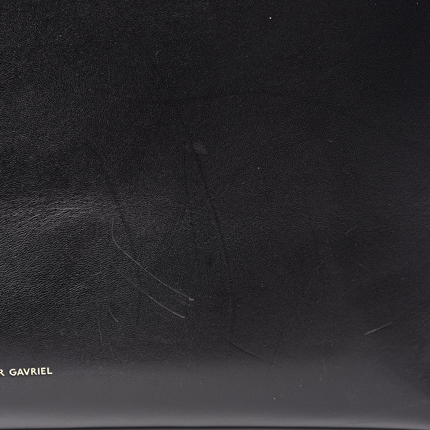 Smooth Calfskin Large Shopping Tote Black