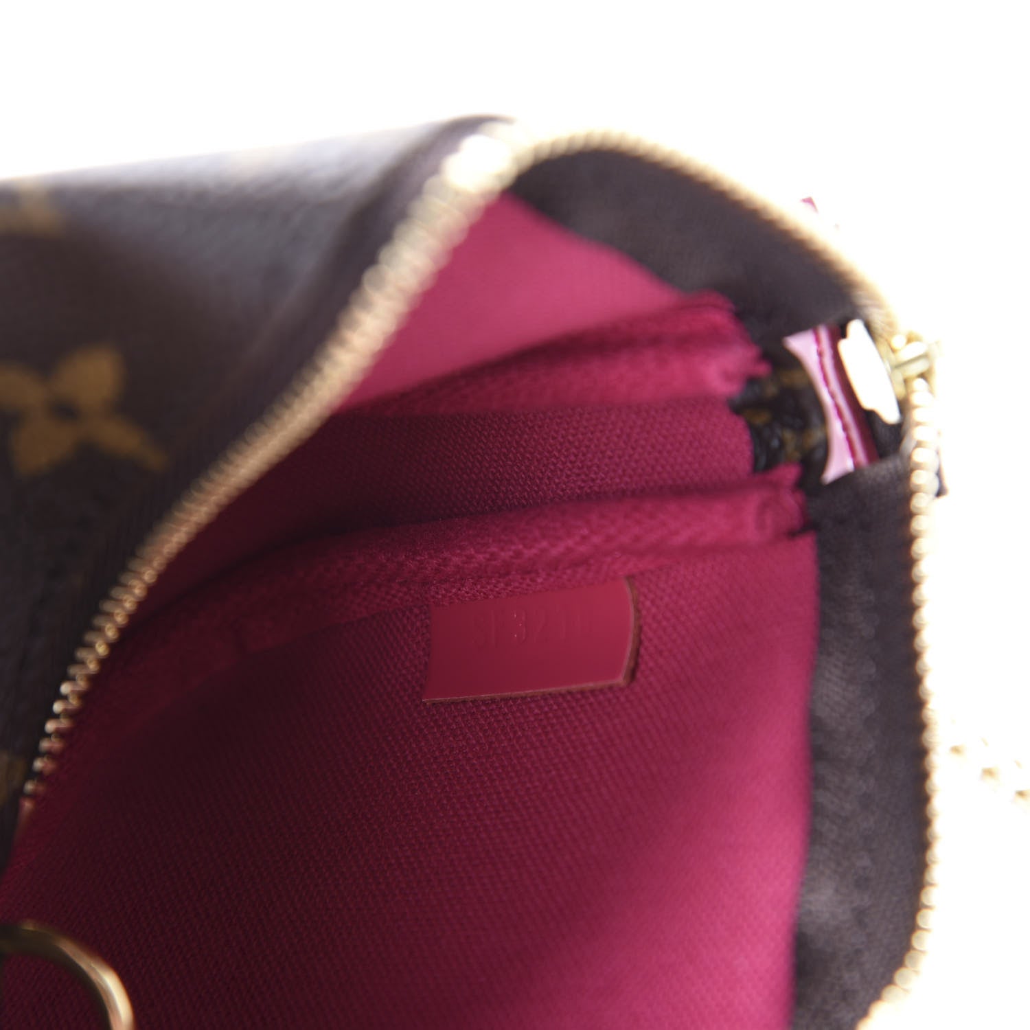 Louis Vuitton Monogram 2020 Christmas Animation Roller Coaster Mini Pochette Accessories Pivoine 9 of 10