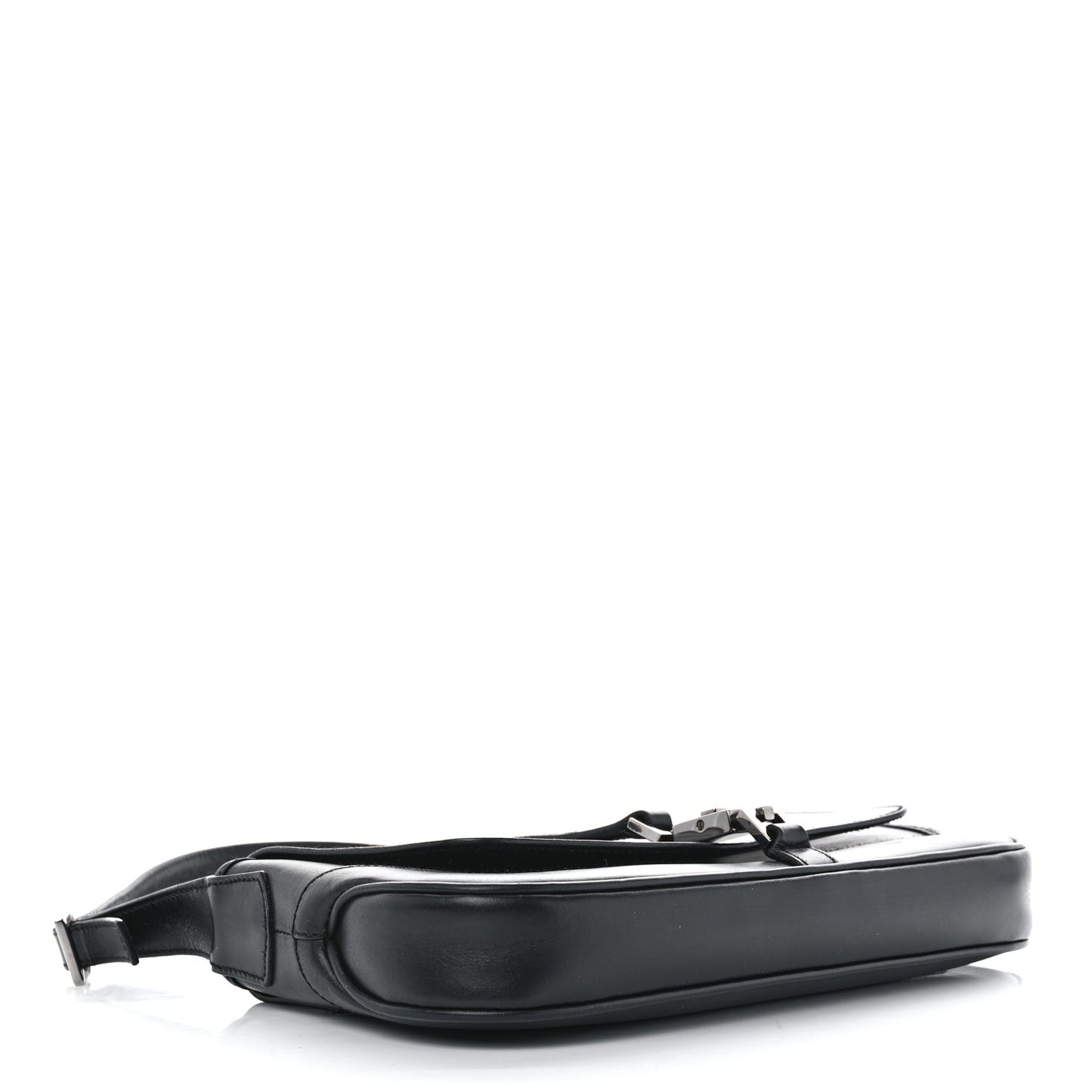 Calfskin Small Jackie O Hobo Black