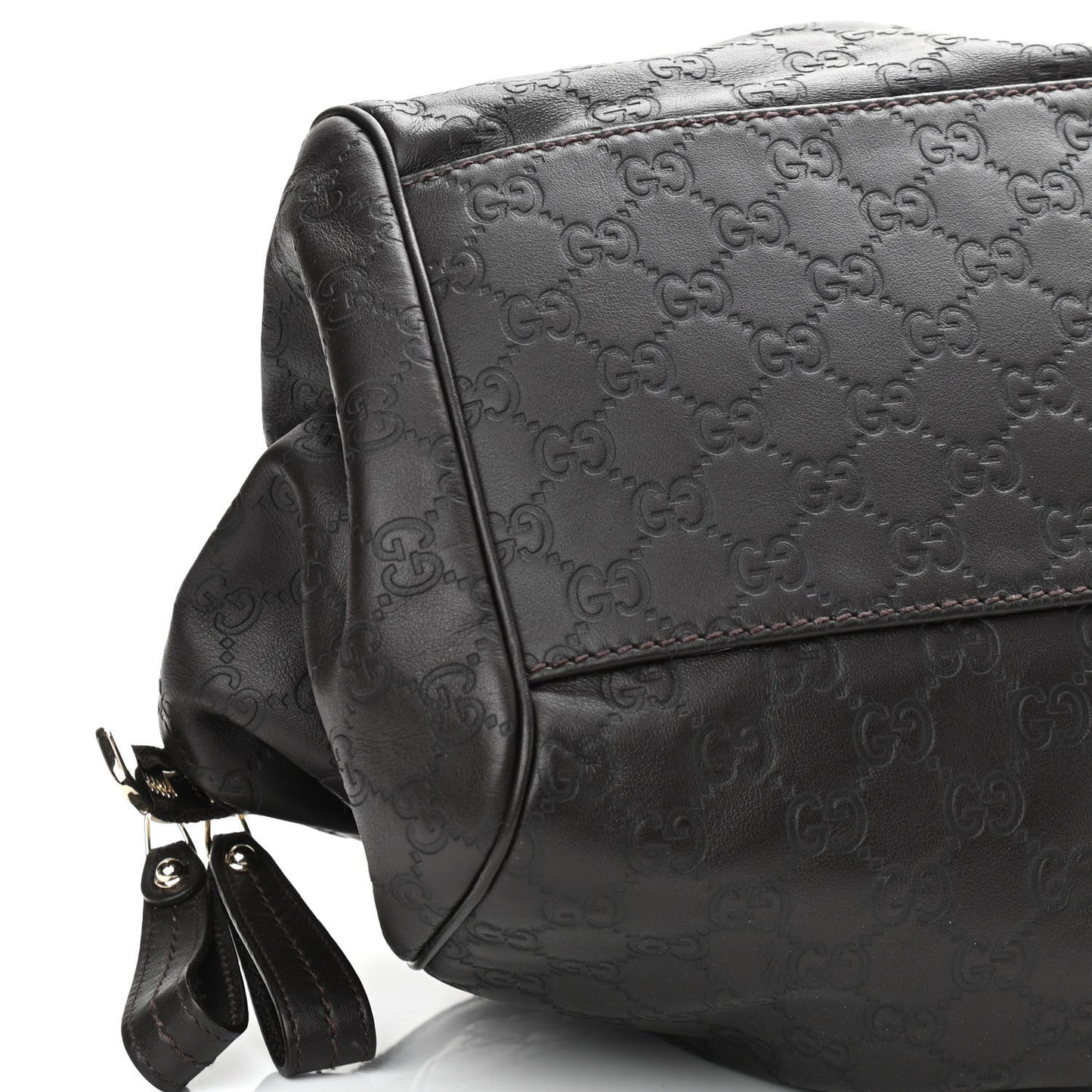 Guccissima Medium Sukey Boston Chocolate