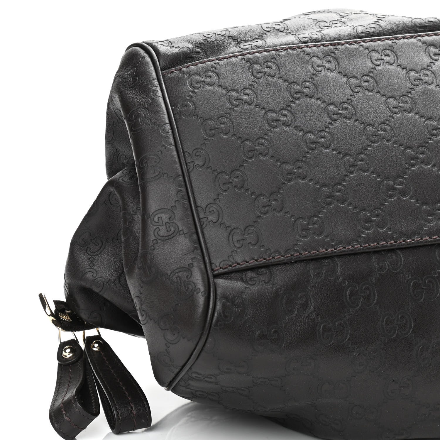 Gucci Guccissima Medium Sukey Boston Chocolate 8 of 9