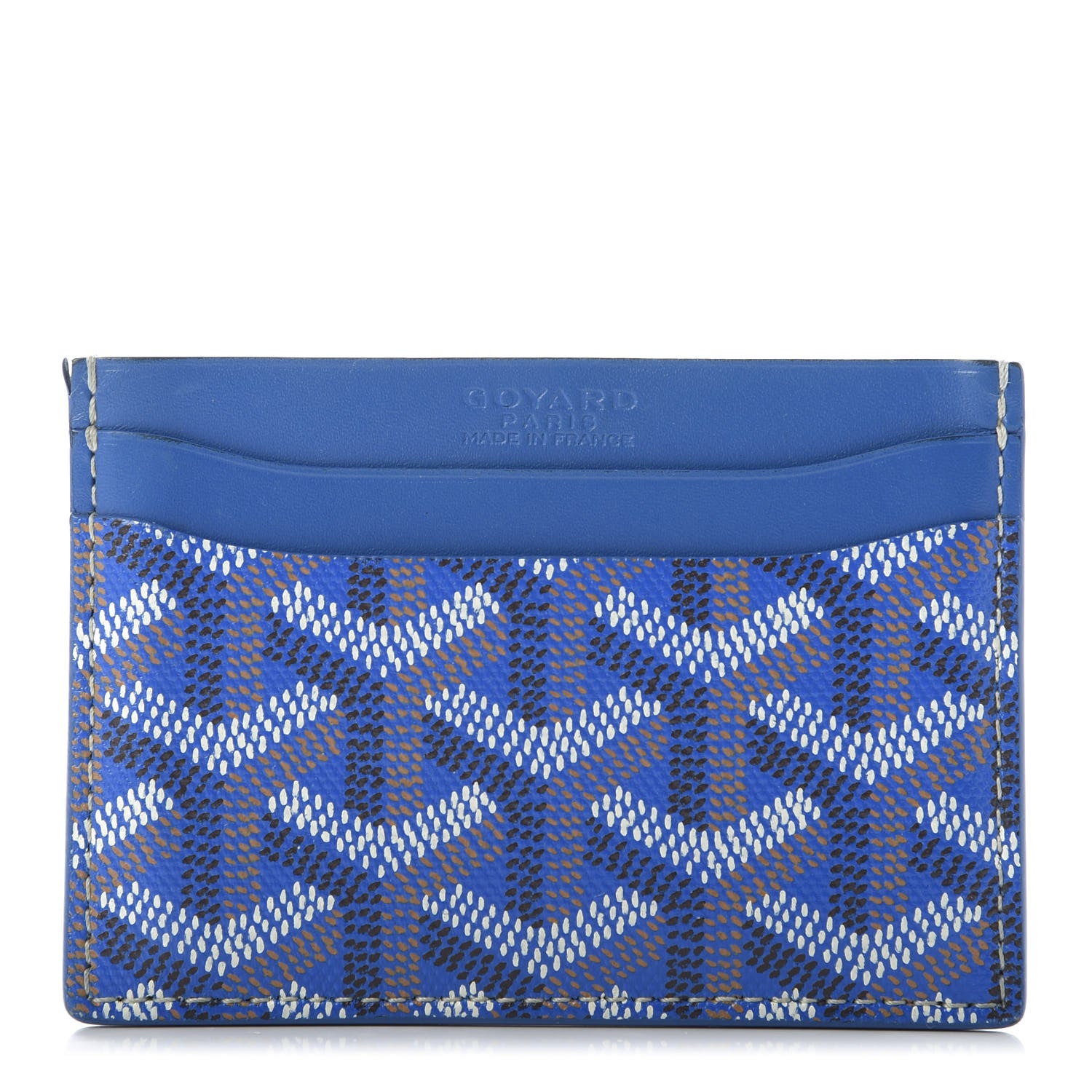 Goyard Goyardine Saint Sulpice Card Holder Sky Blue 1 of 8