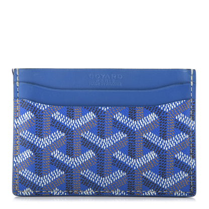 Goyard Goyardine Saint Sulpice Card Holder Sky Blue 1 of 8
