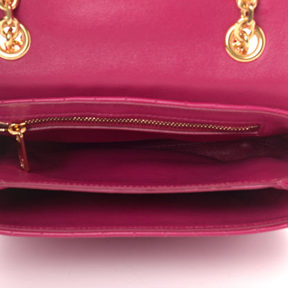 Celine Calfskin Quilted Small C Bag Pink 4 of 9