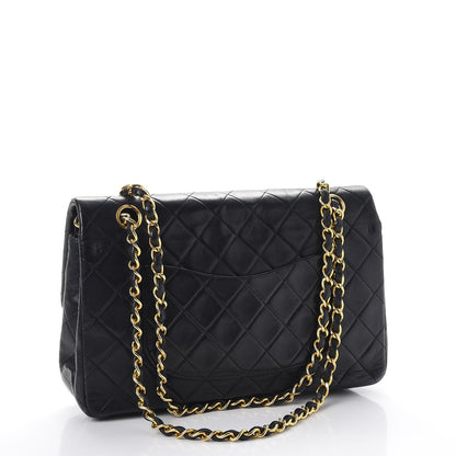 Chanel Lambskin Quilted Medium Double Flap Black 4 of 11