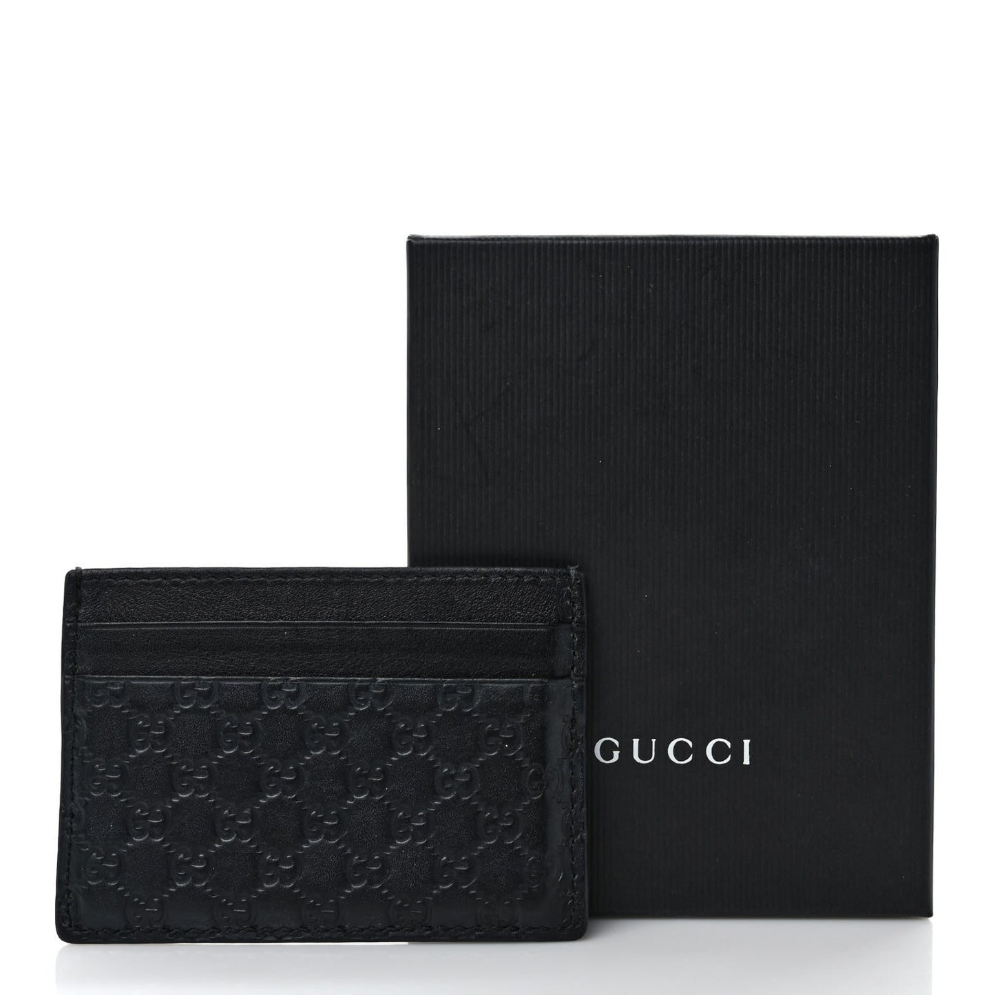 Microguccissima Card Holder Black