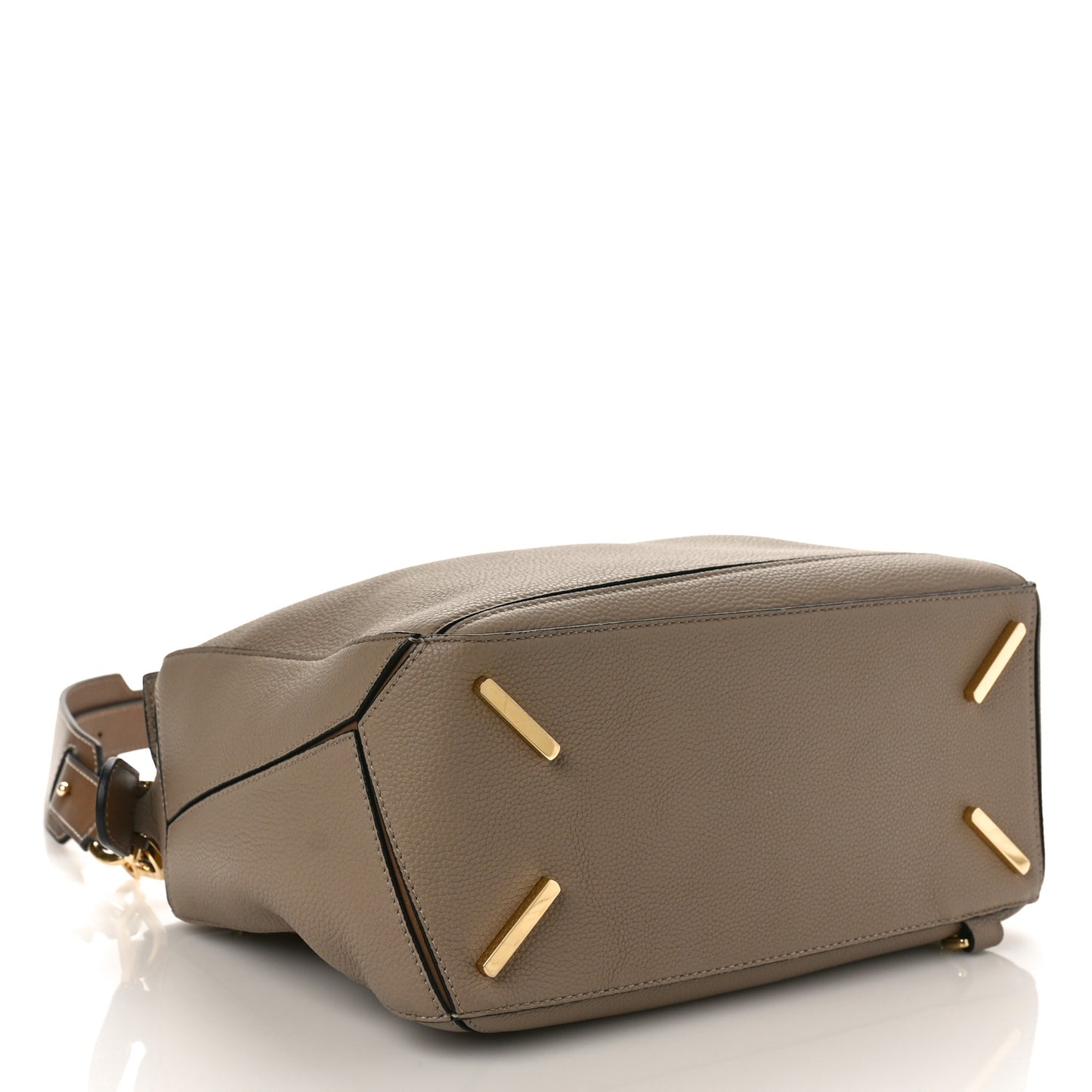 Calfskin Medium Puzzle Bag Sand Mink