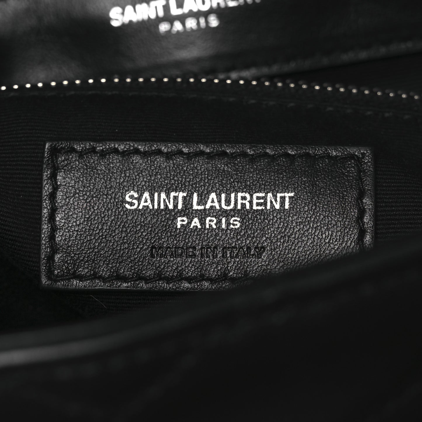 Calfskin Y Quilted Monogram Small Loulou Backpack Black