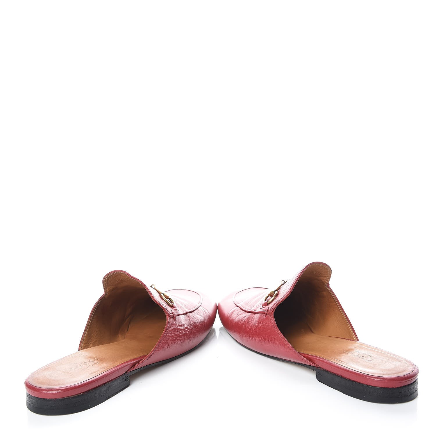 Gucci Malaga Kid Womens Princetown Slippers 41 Hibiscus Red 6 of 15