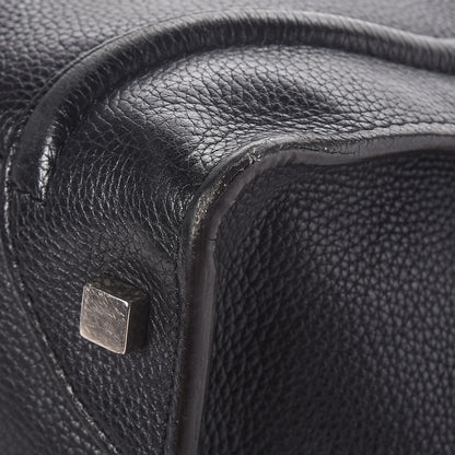 Celine Drummed Calfskin Mini Luggage Black 13 of 13