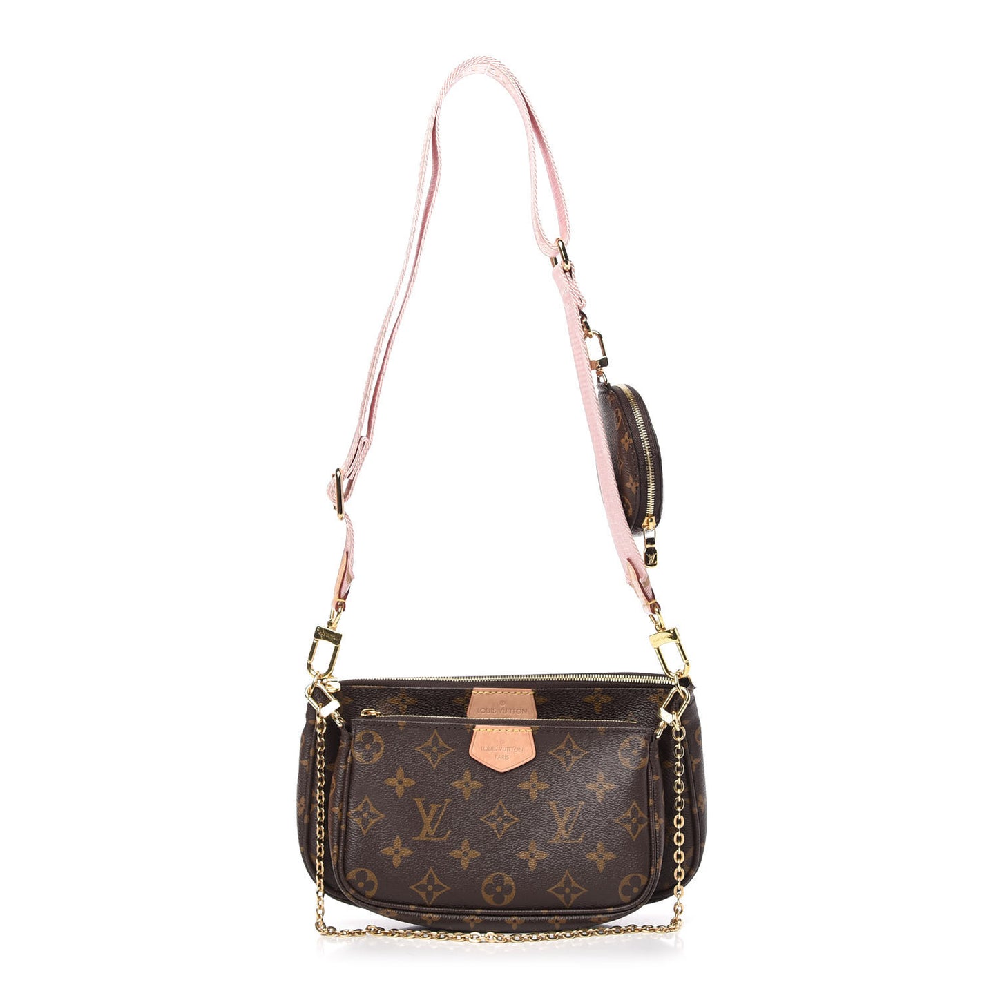 Monogram Multi Pochette Accessories Rose Clair