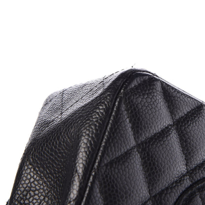 Chanel Caviar Quilted Medium Double Flap Black 9 of 17