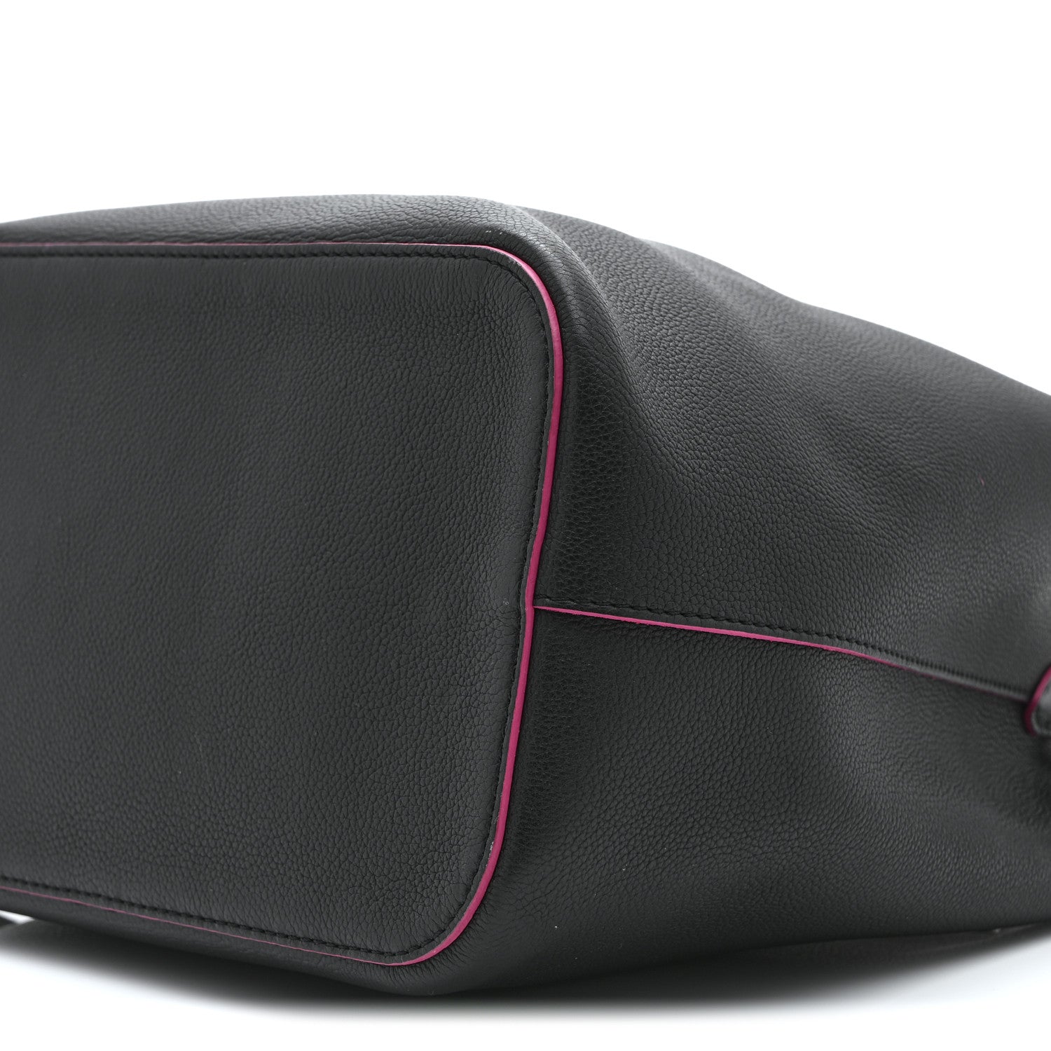 Louis Vuitton Calfskin Lockme Bucket Black 10 of 10