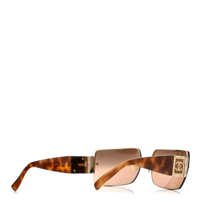 Chanel Crystal CC Sunglasses 4095-B Tortoise 4 of 11