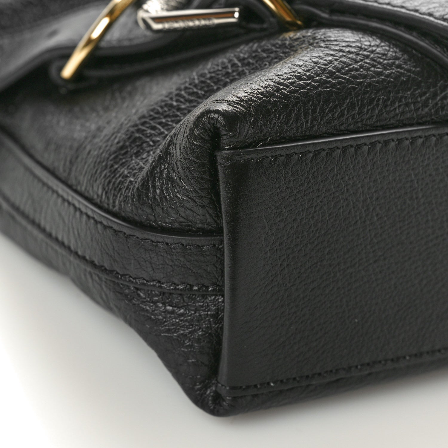 Givenchy Crinkled Calfskin Small Voyou Bag Black 9 of 12