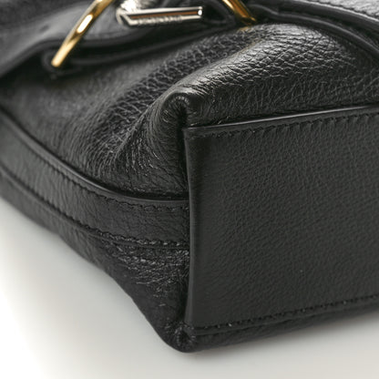 Givenchy Crinkled Calfskin Small Voyou Bag Black 9 of 12