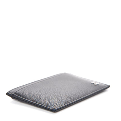 Chanel Grained Calfskin CC Card Holder Black 4 of 8
