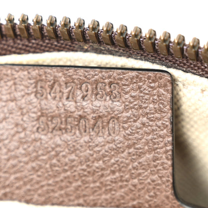 Gucci GG Supreme Monogram Textured Dollar Calfskin Web Medium Ophidia Carry-On Duffle Bag Beige Ebony New Acero 6 of 9