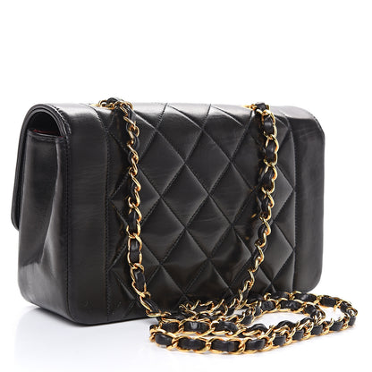 Chanel Lambskin Quilted Small Single Flap Black 2 of 12