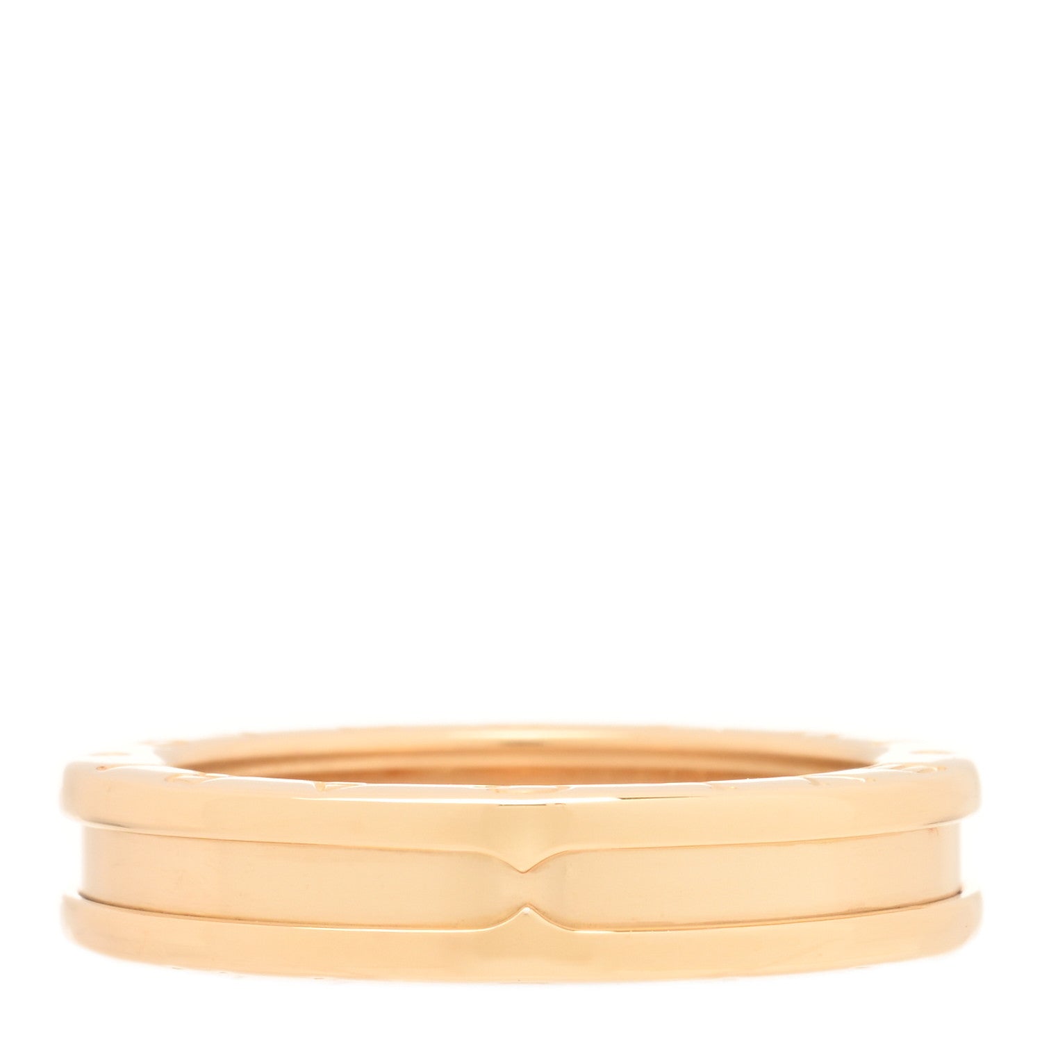 Bulgari 18K Yellow Gold B.Zero1 One-Band Ring 58 8.5 1 of 5