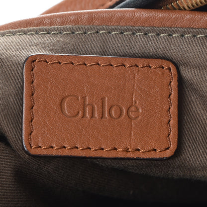 Chloe Calfskin Braided Medium Marcie Hobo Caramel 6 of 8