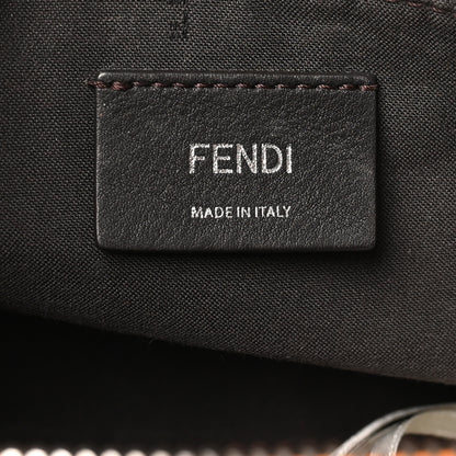 Fendi Vitello King Logo Embossed Medium By The Way Boston Bag Clementine 6 of 10