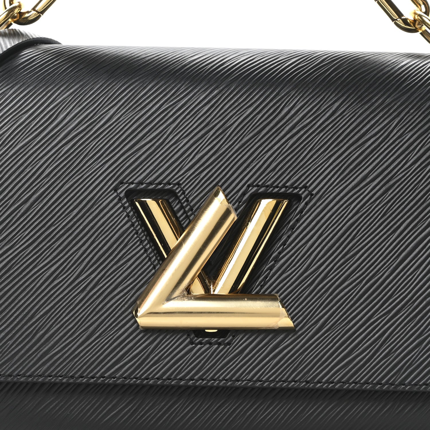 Louis Vuitton Epi Twist Braided Strap Shoulder Bag MM Black 8 of 10