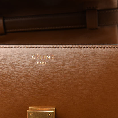 Celine Box Calfskin Small Classic Box Bag Camel 8 of 10