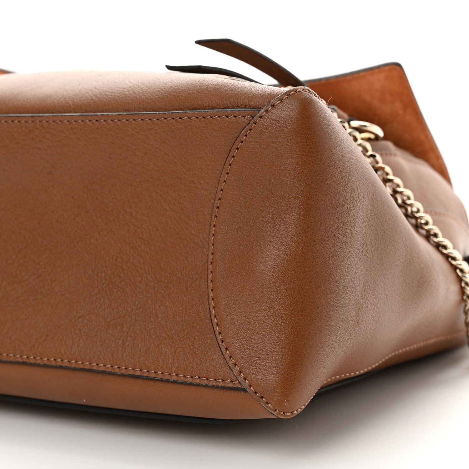 Chloe Calfskin Medium Faye Day Shoulder Bag Tan 10 of 12