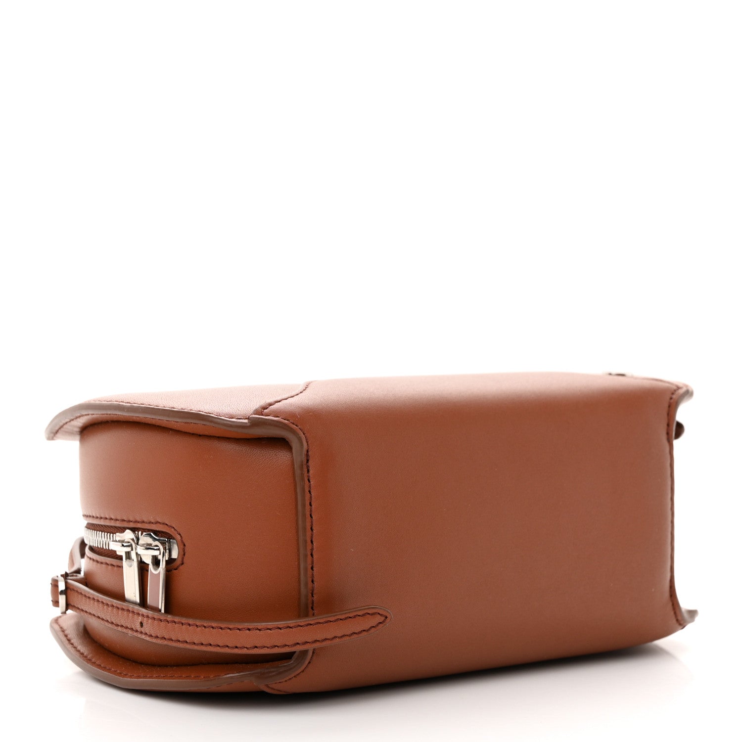 Loro Piana Smooth Calfskin Sesia Crossbody Kummel 4 of 9
