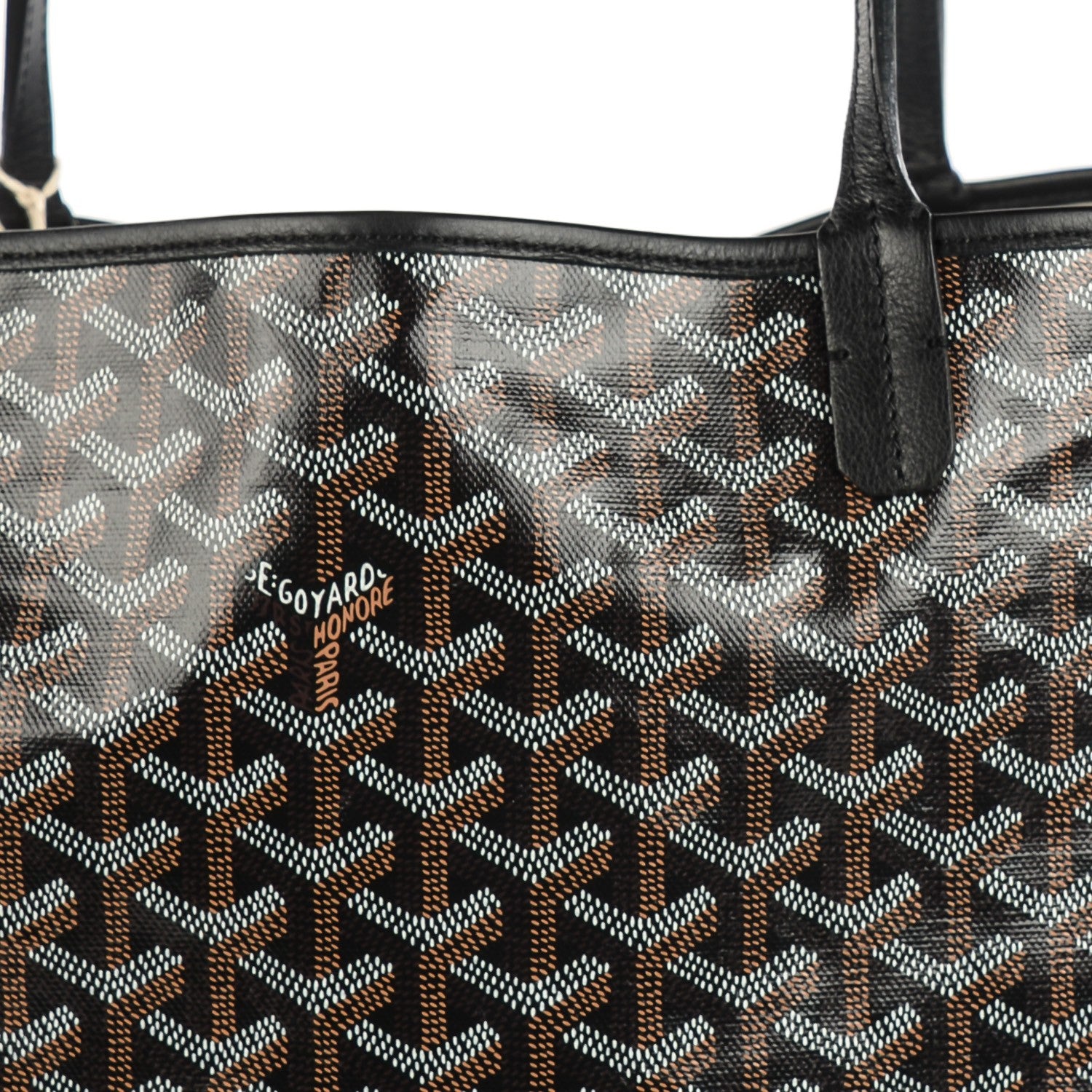 Goyard Goyardine Saint Louis GM Black 8 of 9